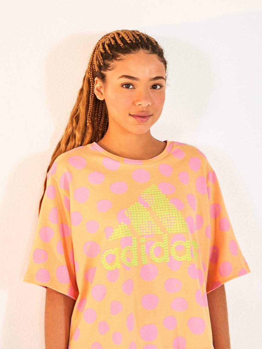 ADIDAS FARM TOTALLY NEW RIO T-SHIRT LIGHT PINK